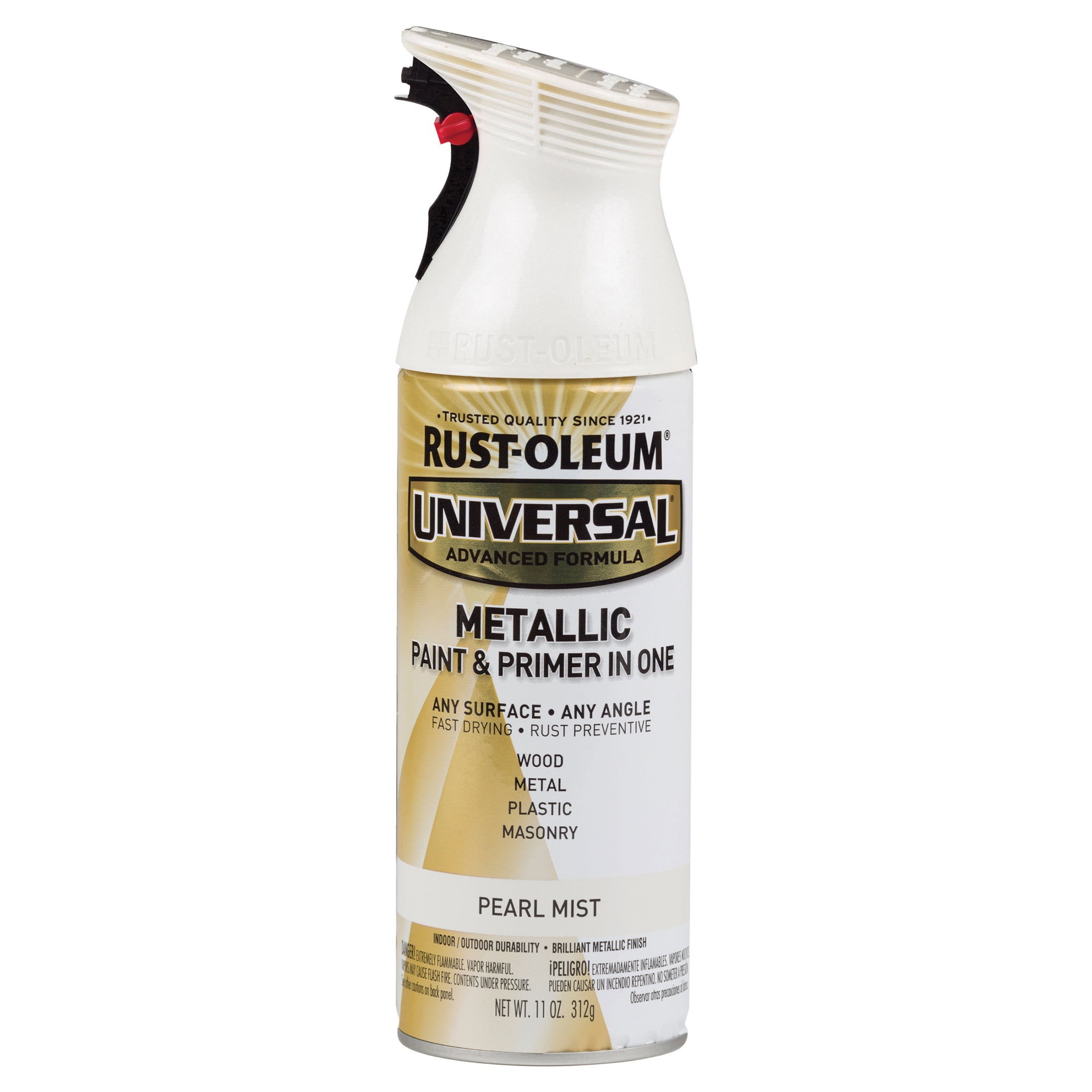 6 Pack, Pearl Mist, Rust-Oleum Universal All Surface Interior/Exterior Metallic Spray Paint-261411, 11 oz