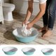 thumbnail image 1 of MTBLYS Lavabo grande de plástico resistente | 10|43 x 10|43 x 3|74 a 13|19 x 13|19 x 4|72 pulgadas | Lavado de cara | Lavandería | Baño de pies | Dormitorios | Uso doméstico | Portátil, 1 of 7