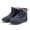 Blue, variant on comerut Women Winter Warm Ankle Snow Boots Slip-on Zip Waterproof Outdoor Walking Shoes
