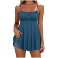 thumbnail image 3 of SwiftWear Women's Spaghetti Strap Camisole Flowy Long Tank Top Sleeveless Summer Casual Loose Blouse for Beach Vacation, 3 of 6