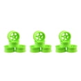 thumbnail image 4 of paramount 4 Pieces52mm Elastic *RC Car Tires Wheel Rims Hub Tyres High Traction Five Star/Red 3Set, 4 of 6