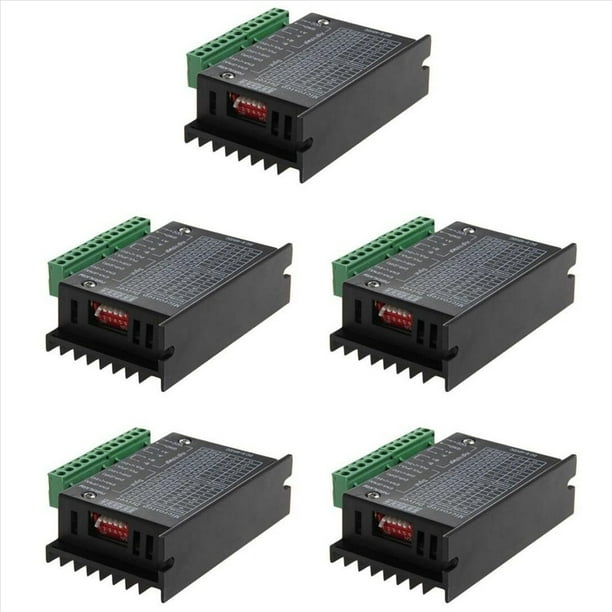 5X Actualización del Controlador TB6600 32 Subdivisión 42/57/86 Controlador de Motor Paso A Paso 4.0A 42VDC Controlador Portátil