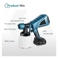 thumbnail image 4 of 1000ML Electric Spray Cordless Handheld High Power Electric Paint Sprayer for 18V Battery Power Tool, 4 of 7
