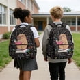 thumbnail image 3 of KUIFORTI Reading Capybara Backpack for Boy for Elementary Primary Middle School Kid School Bag Set 4 Piece Lightweight Boys Bookbag Pencil Bags Water Bottle Sleeve, 3 of 7