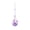 Purple, variant on Halloween Spider Egg Sack Lights, 3.2 Foot Hanging Web Decoration with Black Spider and Battery-Powered LEDs, Outdoor Porch Tree Fence Accent, Haunted House Party Decor (Muticolor)