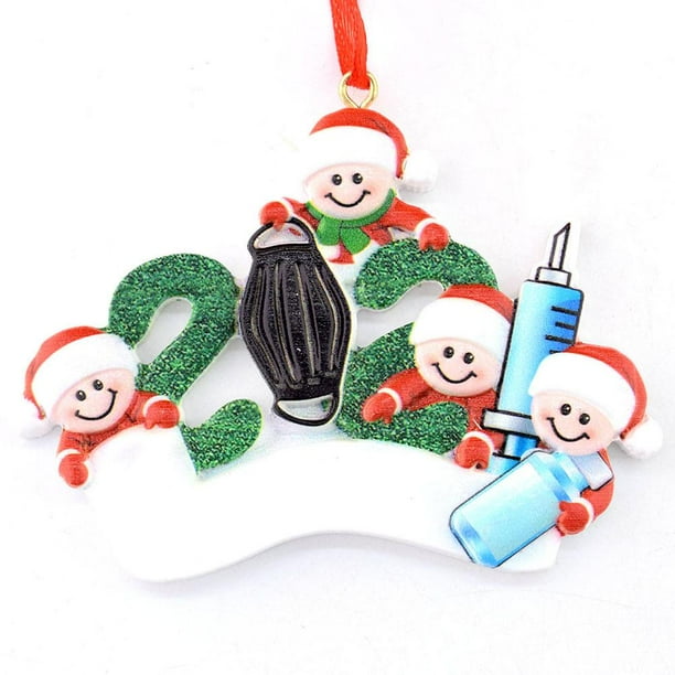 Resina De Navidad Navidad Familia Diy Bendiciones Escritas A Mano Colgantes De Muñeco De Nieve Regalo Para Amigo O Familia Advancent HA040823-21