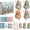 Ocean Fairies, variant on Set of 4 Flower Fairies Patchwork DIY Craft Kit, Make Your Own Fabric Fairy Doll Sewing Set with Step-by-Step Guide, Premium Floral Art Decor & Screen-Free Handcraft Gift (Pumpkin Fairies)