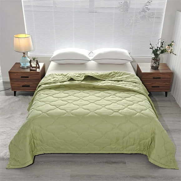DBSFVPUS Blanket Basketsummer Blanket Bed Blanket Skin Friendly Plain Print Washed Cotton Bed Blanket Cool Comforter Hot Sleeping Summer Comforter Ventilated Comforter