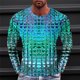 thumbnail image 2 of Playeras Para Hombre De Gran Tamaño, Camiseta De Manga Larga Con Cuello Redondo Y Edición Damage De Color Liso Para Hombre, Camiseta Informal Holgada Y Cómoda De Negocios A La Moda, 2 of 4