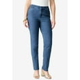thumbnail image 2 of Roaman's Women's Plus Size Tall Iconic Straight Leg Jean, 2 of 6