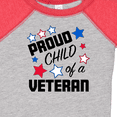thumbnail image 4 of Inktastic Proud Child of a Veteran Veterans Day Boys or Girls Baby Bodysuit, 4 of 5