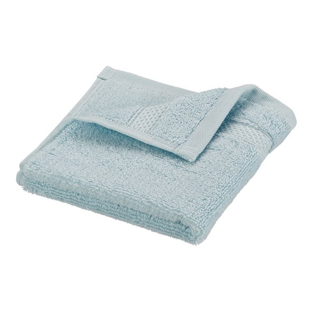 Hotel Style Turkish Cotton Bath Towel Collection, Washcloth, Light Blue