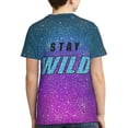 thumbnail image 6 of Ben Azelart Stay Wild Kids T-Shirt 3d Printed Graphic T-Shirts Boys And Girls Short Sleeve Shirts For Youth Kids X-Small, 6 of 7