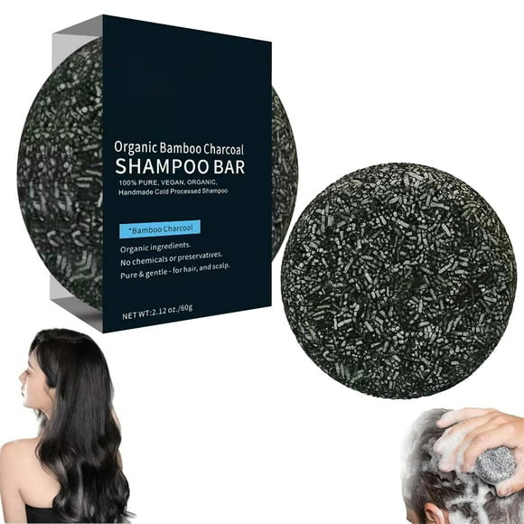 Clearance! Shampoo Soap Hand Soap Shampoo Black Soap Clean Shampoo Cake Men's and Women's Shampoo Deep Shampoo Strip
