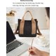 thumbnail image 3 of LHSHID Handbag for Women Small Multi-Pockets, Canvas Mini Tote Shoulder Bags with Zipper, Satchel Hobo Bag for Travel Work, 3 of 8