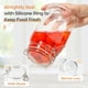 thumbnail image 4 of Juego de botes de vidrio ComSaf Airtight de 1.5 L (50 oz), transparentes, x3, 4 of 9