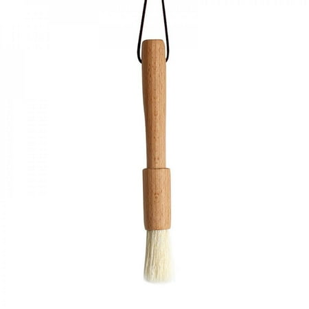 

Xinhuaya 1Pc Beech Wood Brush Round Brush Japanese Style Baking Brush Solid Wood Oil Brush Barbecue Brush