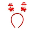 thumbnail image 1 of Festive Christmas Headbands with Reindeer and Santa Tree Toppers for Holiday Parties and Photo Booth Accessories, 1 of 6