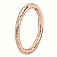 thumbnail image 3 of Sterling Silver Stackable Expressions Pink-plated Cable Ring Size 10, 3 of 3