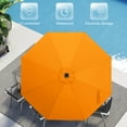 thumbnail image 6 of MASTERCANOPY 9ft Solar Patio Umbrella with LED Lights Tilt and Crank, Orange, 6 of 8
