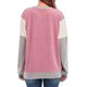 thumbnail image 5 of Gibobby Sudadera mujer Sudadera de manga larga para mujer estilo casual cuello redondo ajuste holgado para regalos(Rosa,M), 5 of 5