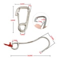 thumbnail image 3 of Reef Drift Hook Diving 316 Stainless Steel Reef Drift Hook with Braided Rope Lanyard, 3 of 6