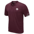 thumbnail image 2 of Men's Colosseum Maroon Texas A&M Aggies Santry Polo, 2 of 3