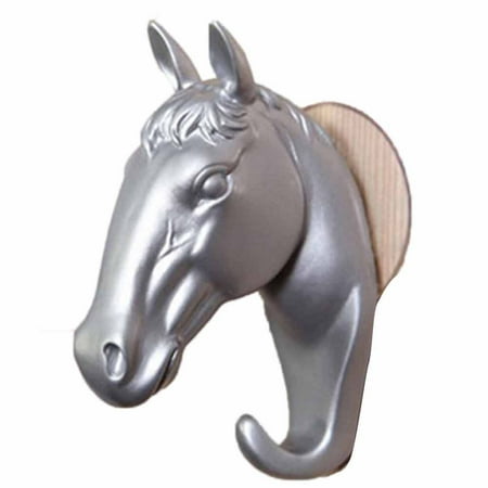 

Kitchen Wall Piece Decorative Resin Home Furnishing Modern Small Horse Hooks Wall