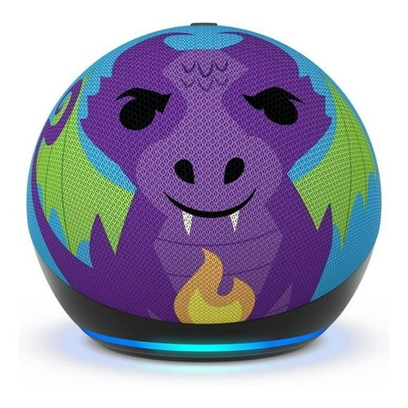 Bocina Inteligente Echo Dot Echo Dot 5th Gen Kids Con Asistente Virtual Alexa Dragon