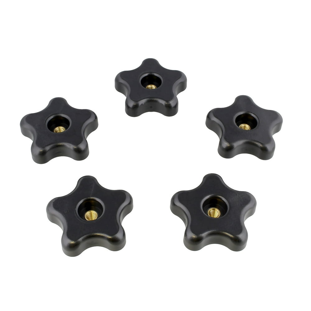 DCT Star Knobs 5Pack Clamping Knob Threaded Knobs T Knob Jig Knobs
