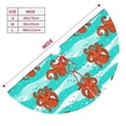 thumbnail image 3 of Picia Octopuses Print Christmas Tree Skirt , Christmas Tree Skirt Ornaments for Merry Christmas Holiday Party Decorations Indoor Outdoor-30", 3 of 7