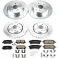thumbnail image 3 of PowerStop Front and Rear Z23 Evolution Sport Carbon-Fiber Ceramic Brake Pad and Drilled & Slotted Rotor Kit Fits: HONDA Select Models K6958, 3 of 10