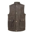 thumbnail image 2 of Hoggs of Fife Lomond II Leather Waistcoat - Chocolate XX-Large Brown, 2 of 2