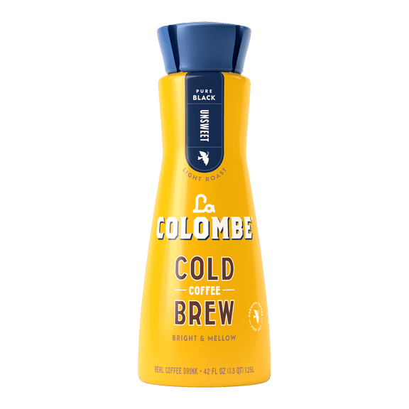 La Colombe Unsweetened Light Roast Cold Brew Coffee, 42 fl oz Bottle