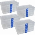 thumbnail image 1 of Plastic Organizer Container Storage Box Adjustable Divider Removable Grid Compartment for Jewelry Beads Earring Tool Fishing Hook Small Accessories( grids X ), 1 of 8