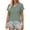 Green, variant on TODOZO T Shirts for Women Loose Fit Casual Lightweight Soft Basic Tees Womens Summer Tops Women Loose V Neck Short Sleeve Tops Casual Pure Color Lace Summer Shirts Blouse A L