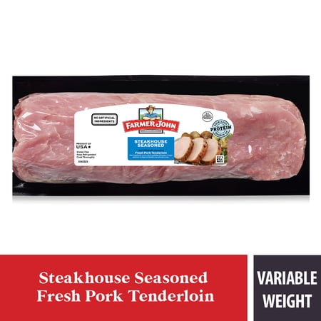 Farmer John, Marinated Steakhouse Fresh Pork Tenderloin, 1.0 - 1.9 lb