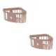 thumbnail image 3 of Toystoory Estante de Soporte de baño Soporte de almacenamiento Tamaño compacto Sin pinchazos Sin taladro Decoraciones de conveniencia Soporte Rosa 2Conjunto, 3 of 6