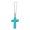 s ky blue, variant on Stylish Clay Crucifix Pendant With Crystal Accent For Car Rearview Glass Decoration Car Interior Accessories