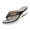 Black, variant on HTHLVMD Women's Embellished Thong Sandals, Comfort Platform Flip Flops, Breathe Arch Support Sandal for Women Casual Clip Toe Hollow Out Slippers Solid Platform Thong Sandals, Black 9