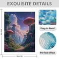 thumbnail image 3 of Diamond Art Kits for Adults - 5d Whimsical Fantasy Mushroom Landscape Diamond Painting for Adults, Diamond Art for Adults Beginners, Frameless Diamond Painting Kits for Adults for Home Wall Decor, 3 of 7