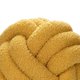 thumbnail image 5 of Cojines de asiento,Bola de nudo de felpa tejida a mano suave,Almohada redonda anudada de felpa hecha a mano,Cojines de ventana tejidos Sala de estar ligera,Café Bar Restaurante Fiesta Amarillo, 5 of 9
