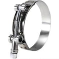 thumbnail image 1 of T-bolt Hose Clamp - Working Rangefor Hose , Stainless Steel Bolt, Stainless Steel Band Floating Bridge And Nylon Insert Locknut, 1 of 3