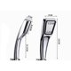 thumbnail image 4 of Handheld Shower Head with 300 Holes 300% Turbo High Pressure 30% Water Saving Hand Shower, Chrome (Energy Class A) [Energy Class A+], 4 of 5