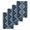 Blue, variant on Sage Green Geometric Kitchen Dish Towels for Drying Dishes Set of 3, Watercolor Tie-dye Tribal Painting Art Waffle Weave Microfiber Hand Tea Bathroom Towels Quick Dry & Absorbent Towel 12x12