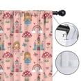 thumbnail image 4 of Blackout Kids Curtains,Princess Mushroom Castle Pattern Childrens Insulated Curtains Set Of 2,Bedroom Essentials,Toddler Room Decor 42"x63", 4 of 5
