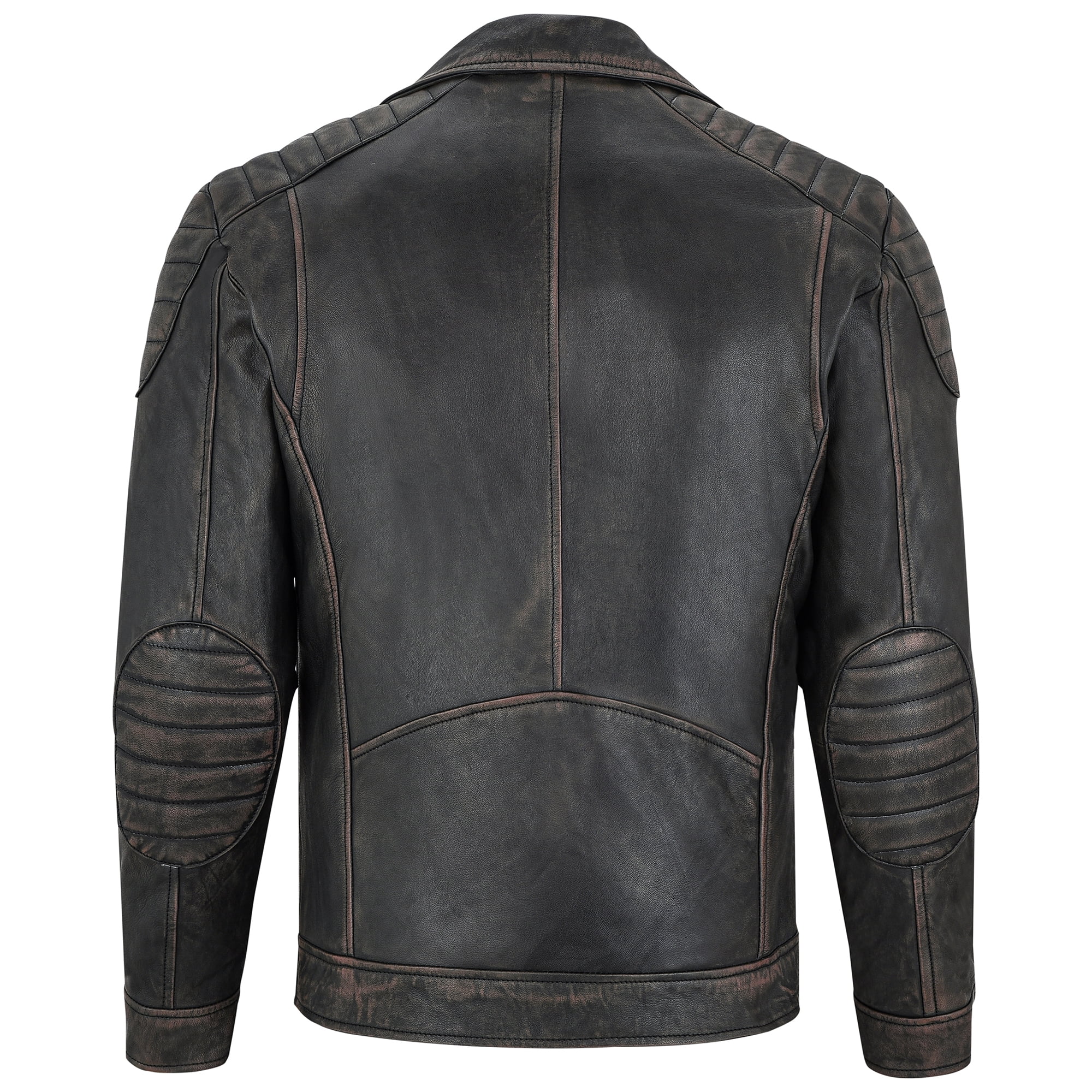 Skylinewears Leather Jacket Men Autumn Winter Solid Leather Jacket Warm Coat Jacket Long Sleeve Zipper Pocket Fashion Coat