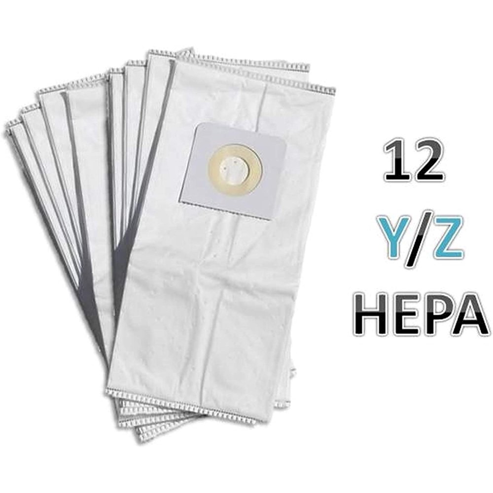 12 Hoover Type Y + Type Z HEPA Bags by Casa Vacuums