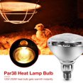 thumbnail image 3 of 1 Pack Heat Lamp 250 Watt Glass Bulb for Food Service, Brooder Bulb, Chicks, Pets, Bathroom, Phototherapy Use E27 Base, Floodlight Heat Bulb, White, 3 of 5