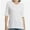 White, variant on Women's V Neck Basic Summer Casual Elbow Length T Shirts